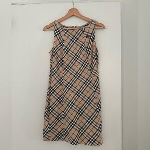 Vintage Burberry Dress Plaid